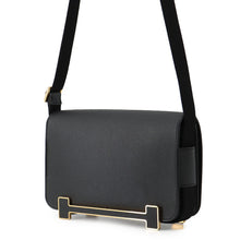 Load image into Gallery viewer, HERMES Geta Slim Black Epsom