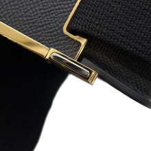 Load image into Gallery viewer, HERMES Geta Slim Black Epsom
