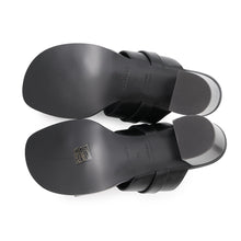 Load image into Gallery viewer, HERMES Ninon 50 Sandals BlackMS1262125Z2602 Calf Leather Size 36