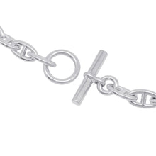 Load image into Gallery viewer, HERMES Chaine d'Ancre Necklace 29 frames Size GM SV925