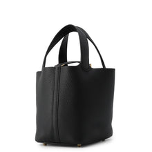 将图像加载到图库查看器中,HERMES Picotin Lock Black Taurillon Clemence Size PM