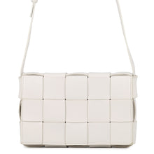 Load image into Gallery viewer, Bottega Veneta Cassette Maxi INTRECCIATO Shoulder Bag White730848VMAY19009 Lambskin Size Small