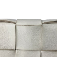Load image into Gallery viewer, Bottega Veneta Cassette Maxi INTRECCIATO Shoulder Bag White730848VMAY19009 Lambskin Size Small