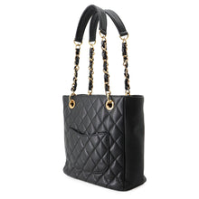 Load image into Gallery viewer, CHANEL Matelasse PST Chain Tote BlackA50994 Caviar Leather