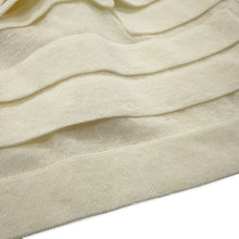 Load image into Gallery viewer, CHANEL Frilled Mini Flare Skirt Size 38 WhiteP53208 K06887 Cotton41% Linen41% Nylon18%