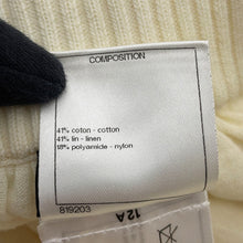 Load image into Gallery viewer, CHANEL Frilled Mini Flare Skirt Size 38 WhiteP53208 K06887 Cotton41% Linen41% Nylon18%