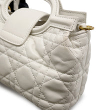 Load image into Gallery viewer, Dior Dior Jolie Top Handle Mini Bag WhiteS3123UNJB Lambskin Faux Pearl