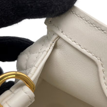 Load image into Gallery viewer, Dior Dior Jolie Top Handle Mini Bag WhiteS3123UNJB Lambskin Faux Pearl