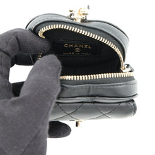 Load image into Gallery viewer, CHANEL Matelasse CC Logo Mini Heart BlackAP4838 Lambskin
