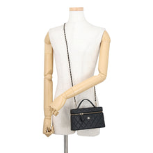 Load image into Gallery viewer, CHANEL 2-Way Shoulder Bag Vanity BlackAP4385 Caviar Leather