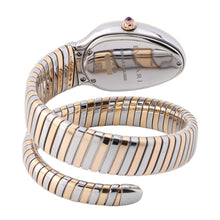 Load image into Gallery viewer, BVLGARI Serpenti Tubogas S H35mm×W23mm K18PG Stainless Steel Silver Dial102237