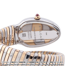 Load image into Gallery viewer, BVLGARI Serpenti Tubogas S H35mm×W23mm K18PG Stainless Steel Silver Dial102237