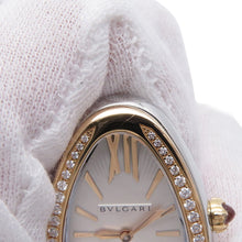 Load image into Gallery viewer, BVLGARI Serpenti Tubogas S H35mm×W23mm K18PG Stainless Steel Silver Dial102237