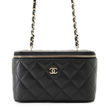 将图像加载到图库查看器中,CHANEL Vanity ChainShoulder BlackAP1341 Caviar Leather