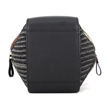 Load image into Gallery viewer, LOEWE hammock Black/Orange/NaturalA538H13X07 Raffia Leather Size compact