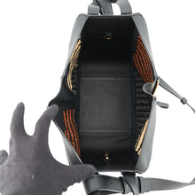 Load image into Gallery viewer, LOEWE hammock Black/Orange/NaturalA538H13X07 Raffia Leather Size compact