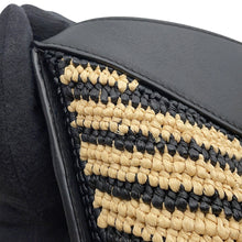 Load image into Gallery viewer, LOEWE hammock Black/Orange/NaturalA538H13X07 Raffia Leather Size compact