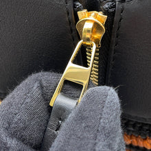 Load image into Gallery viewer, LOEWE hammock Black/Orange/NaturalA538H13X07 Raffia Leather Size compact