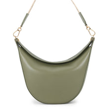 将图像加载到图库查看器中,LOEWE Luna Shoulder Bag Khaki Leather