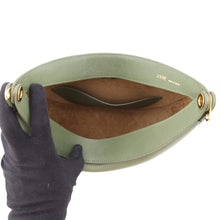 将图像加载到图库查看器中,LOEWE Luna Shoulder Bag Khaki Leather