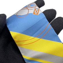 Load image into Gallery viewer, HERMES Twilly sticker EX-LIBRIS Bleu Moyan/Jaune Viff/Orange Silk100%