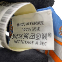 Load image into Gallery viewer, HERMES Twilly sticker EX-LIBRIS Bleu Moyan/Jaune Viff/Orange Silk100%