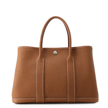 Load image into Gallery viewer, HERMES Garden Party Gold Negonda Leather Size TPM