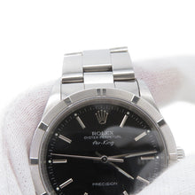 Load image into Gallery viewer, ROLEX Air-King W34mm Stainless Steel Black Dial14010