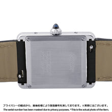 Load image into Gallery viewer, CARTIER tank mast LM H33.7mm×W25.5mm Stainless Steel Leather Silver DialWSTA0041