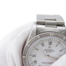 Load image into Gallery viewer, ROLEX Oyster Perpetual Date W34mm Stainless Steel White Dial15210