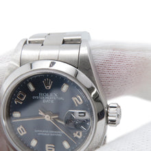 将图像加载到图库查看器中,ROLEX Oyster Perpetual Date W26mm Stainless Steel Blue Dial79160