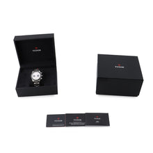 将图像加载到图库查看器中,TUDOR Black Bay Chrono W41mm Stainless Steel White Dial79360N
