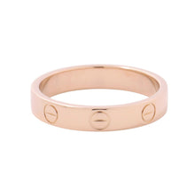 Load image into Gallery viewer, CARTIER Mini Love Ring Size SM/53/#13B4085200 18K Pink Gold
