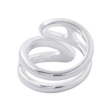 将图像加载到图库查看器中,HERMES Chaine d'Ancre Twist Punk Ring Size PM/51/#11 SV925
