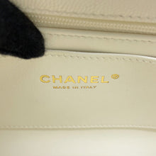Load image into Gallery viewer, CHANEL Matelasse Top Handle ChainShoulder Bag WhiteAS4711 Caviar Leather Size Mini