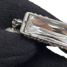 Load image into Gallery viewer, CHANEL CC Logo Ribbon Motif Necklace Metal Rhinestone Faux Pearl
