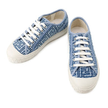 Load image into Gallery viewer, FENDI Domino Sneakers Blue8E8325 Denim Size 37