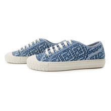 Load image into Gallery viewer, FENDI Domino Sneakers Blue8E8325 Denim Size 37