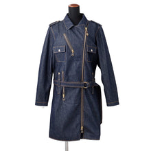 将图像加载到图库查看器中,LOUIS VUITTON Denim Coat Size 38 Blue Cotton100%