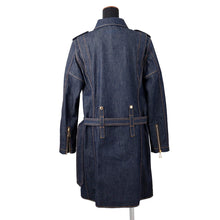 将图像加载到图库查看器中,LOUIS VUITTON Denim Coat Size 38 Blue Cotton100%