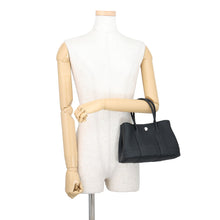 Load image into Gallery viewer, HERMES Neo Garden Black Negonda Leather Size 23