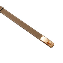 Load image into Gallery viewer, HERMES Kelly Belt Etoupe Epsom