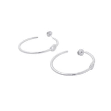 Load image into Gallery viewer, HERMES Chaine d'Ancre Hoop Earrings Size GM SV925
