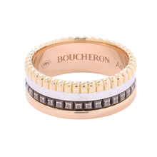 Load image into Gallery viewer, Boucheron Quatre Classic Ring Small Size T49/#9JRG00290 K18YG K18PG K18WG BrownPVD
