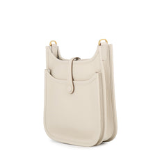 将图像加载到图库查看器中,HERMES Evelyne3 Craie Taurillon Clemence Size 23