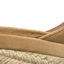 Load image into Gallery viewer, HERMES Espadrilles Elda Beige・Camel Chevre Veroa Size 37