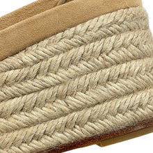 Load image into Gallery viewer, HERMES Espadrilles Elda Beige・Camel Chevre Veroa Size 37