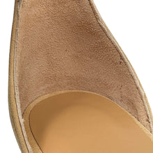 Load image into Gallery viewer, HERMES Espadrilles Elda Beige・Camel Chevre Veroa Size 37