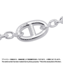将图像加载到图库查看器中,HERMES Chaine d'Ancre Farandole Necklace Size 80 SV925