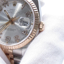 Load image into Gallery viewer, ROLEX Datejust W36mm Stainless Steel K18PG Silver concentric Dial116231